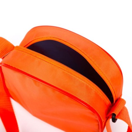 Belch Bag on a zipper, adjustable belt, blue/orange color-2
