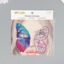 Sticker of rhinestone plastic 