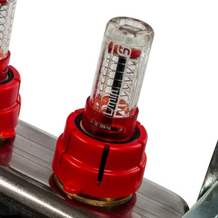 Collector Group Stout SMS 0907 000002, 1 "x3/4", 2 outputs, with consumables, stainless steel. steel-4