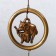 Wind Music Metal "Family Elephants in a Circle" 3 bells 1 figure 40 cm