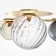Ceiling light MayToni Mod291CL-05BS1, E14, 5x40 W, 1238x646x224 mm, brass
