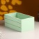 Wooden Kashpo 25x14x11 cm olive