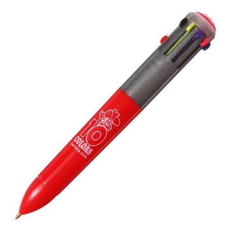 Automatic ball handle, 10 colors, "carioca", 1.0 mm node, standard palette, mix