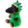 Soft toy "Baby Baby. Dinosaurus ", in overalls, 19 cm