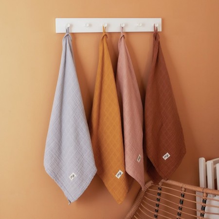 Mushinnoye towel Lovelife, 50*90 cm, gray, 100% HL, 3-p, 180 g/m2-6