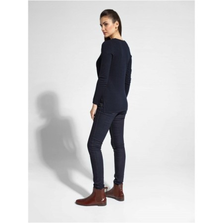 Pulover Women's elongated knitted Conte Elegant, Size S, Dark Navy color-1