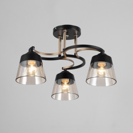 Rory chandelier 3he27 40w Black 44x44x17.5 cm-1