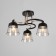 Rory chandelier 3he27 40w Black 44x44x17.5 cm