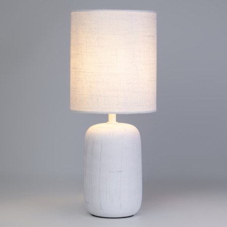 RIVOLI RAMONA 1CHA14, 40 watts ceramics white with a lampshade-3