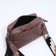Richet Cross-Body bag, external pocket, 2 long belts, brown color