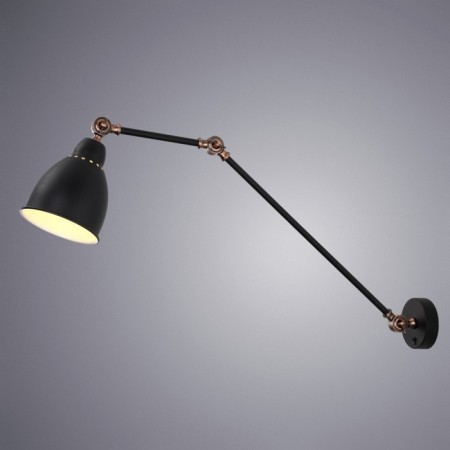 Bra Braccio, 1x60W E27, black color-1