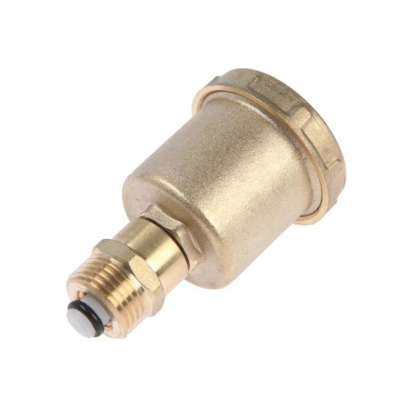 Automatic air vent is TIM BL5814, Direct, 1/2 ", with a check valve, brass-1