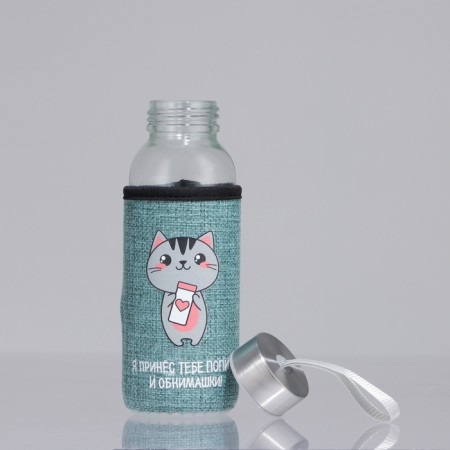 Water bottle in the Cat Case, 350 ml-2