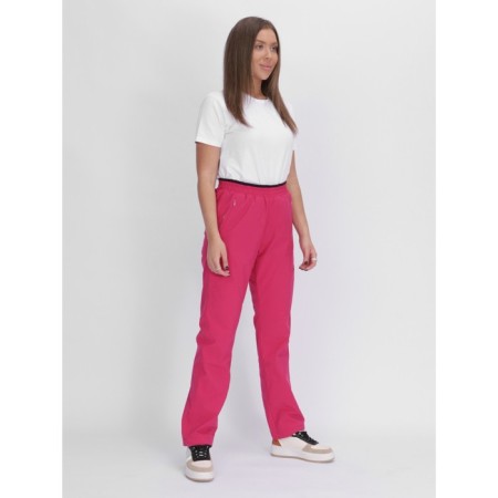 Women's sports insulated trousers, size 42, pink color-9