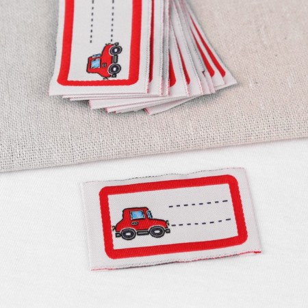 Sattleing "Machine", 5.5 × 3.2 cm, 10 pcs, red color-1