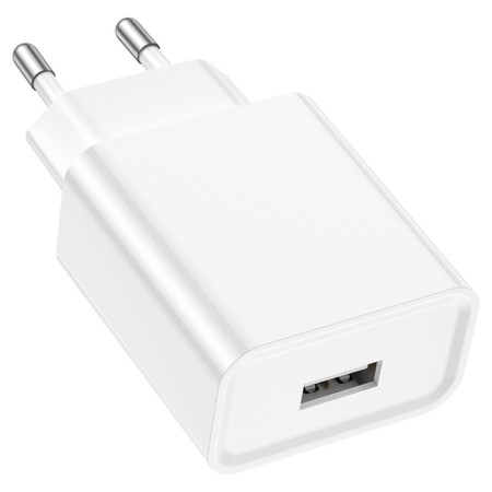 Network charger Borofone BA74A, USB, 2.1 A, white-2
