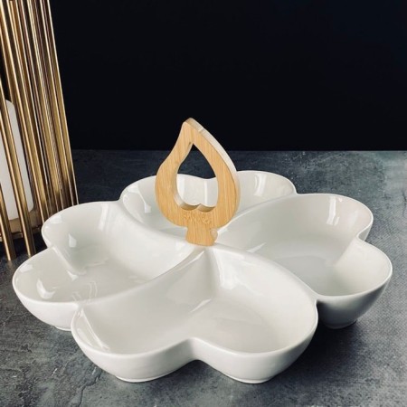 Menzhitsa Lenardi Bamboo, porcelain, bamboo, 29 cm