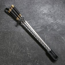 Czech - holder for skewers up to 94 cm, the strap is adjustable to the size of the skewer, skin