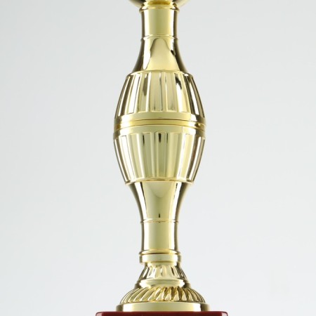 Cup 042C, award figure, gold, plastic stand, 26.2 × 8.7 × 7.5 cm.-4