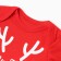 New Year. Bodi with a long sleeve of crumb I am Reindee, height 80-86, red