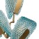 Bra Indigo, 11033/3W Blue. 3x40W, E14, 350x230x340 mm, blue color