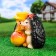 Garden figure "Hedgehogs recognition of love" 29x22cm