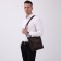 Male bag, brown color
