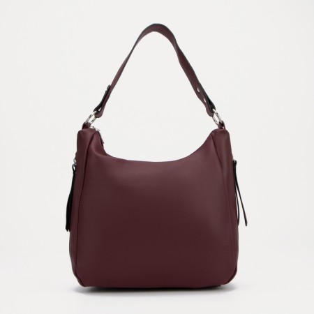 Bag-hoba, lightning department, 3 outer pockets, burgundy color