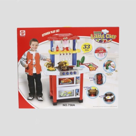 Game module "Kitchen for the Chef" with accessories, light, sound, water from the crane, 33 objects run-7