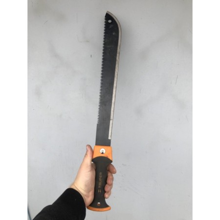 Machete Garden, direct blade, bilateral, Truper-3