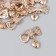 Decor for creativity Plastic "Hearts on the Bange" set of 12 pcs 3.3x3.3 cm
