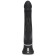 Happy Rabbit Realistic vibrator with clitoral stimulant, black