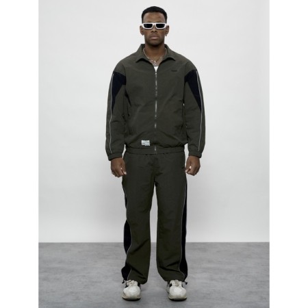 Men's tracksuit, size 56, khaki color-18