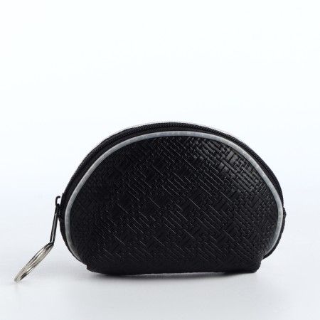 Women's wallet with lightning, black color