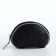 Women's wallet with lightning, black color