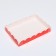 Box for cookies, red, 22 x 15 x 3 cm
