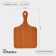 Grootboard ADELICA "For feed", 30 × 19 × 1.6 cm, with a handle, a book