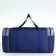 Sports bag with lightning, 3 pockets, long belt, black/blue color