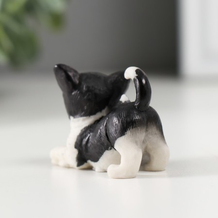 Polystone souvenir "Black and white kitten" mix 2.2x3x4.4 cm-3