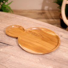 Dish, tick tree 25x2x35 cm