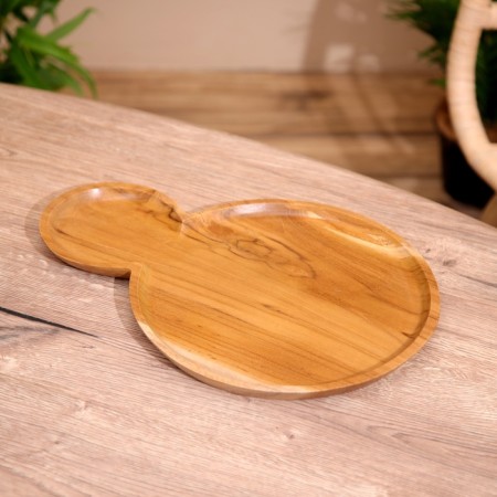 Dish, tick tree 25x2x35 cm