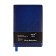 Dated diary of 2025, A5, 168 sheets in a ruler, leatherette "Nebraska", silver cut, blue