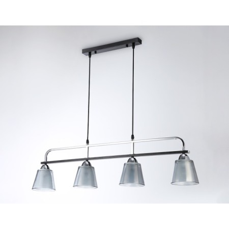 Suspended Ambrella Light, Modern, TR303244, 4HE27, black color, chrome-2