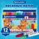 Loars of wax 12 colors Brauberg, thickened, hexagonal, oil -based