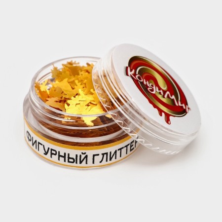 Glitter Figure Deer gold 0.5 g-3