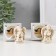 Souvenir Polystone "Angelka sits on flowers" MIX 3x4x4.5 cm