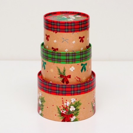 A set of boxes 3 in 1 "Cell", 16 x 10, 14 x 9, 13 x 8.5 cm-6