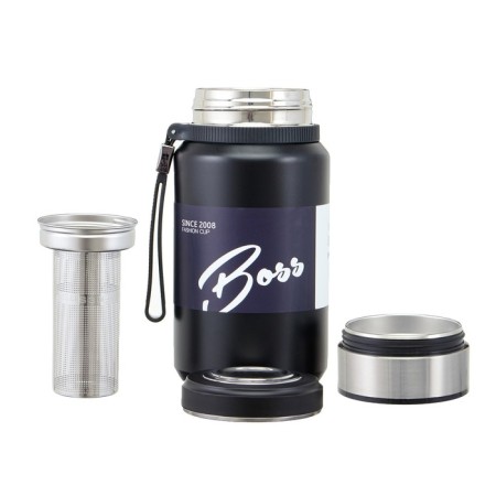 Thermos 1 l, retains heat 12 hours, with a strainer and a tea compartment-5