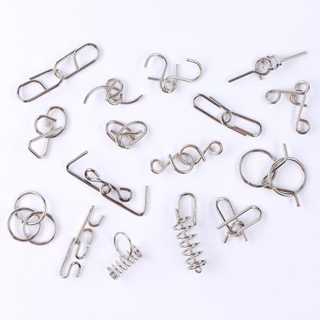 Metal puzzles 16 pcs "Rainbow"-7