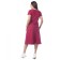 Female suit Relevant, size 44, burgundy color